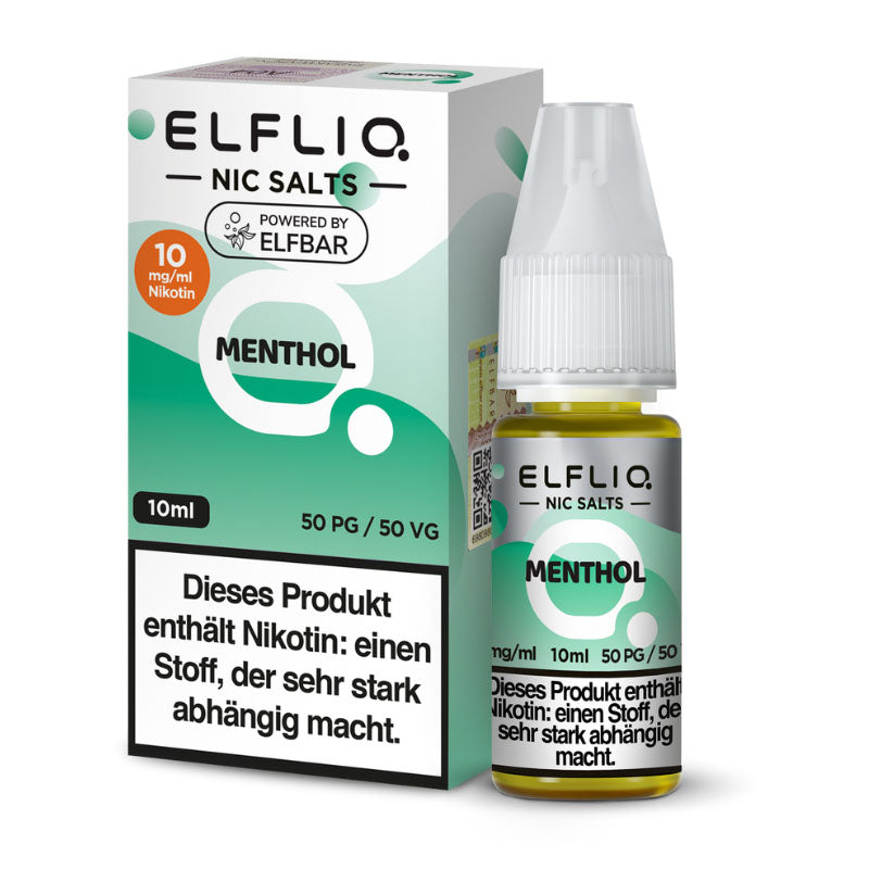 Elfliq Menthol - Nikotinsalz Liquid 10mg & 20mg Luft E-Zigaretten Elfliq Menthol - Nikotinsalz Liquid 10mg & 20mg Luft E-Zigaretten