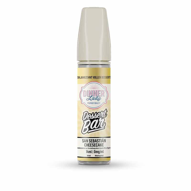 Dinner Lady San Sebastián Cheesecake Longfill Aroma 14 ML