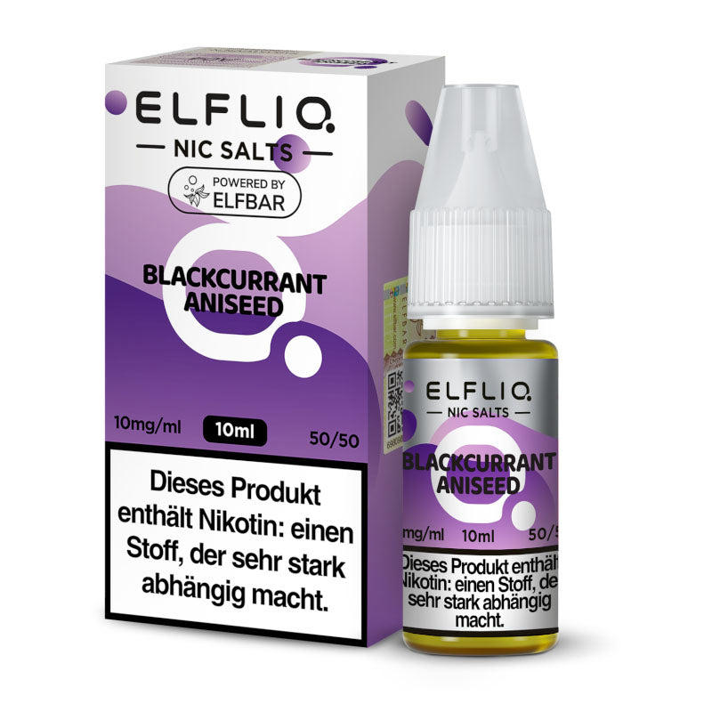 Elfliq Nicsalt Blackcurrant Aniseed 10 mg/ml 10 ml
