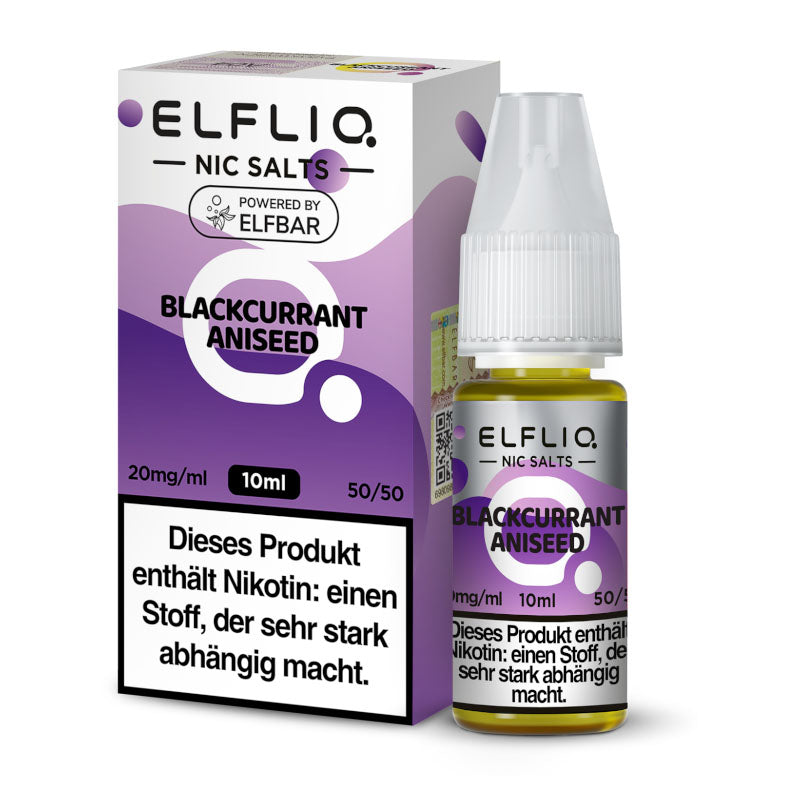 Elfliq Nicsalt Blackcurrant Aniseed 20 mg/ml 10 ml