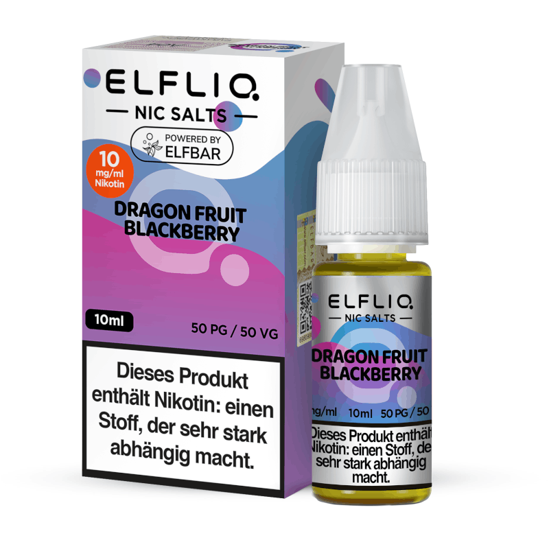 Elfliq Dragon Fruit Blackberry 10 mg Nikotinsalz-Liquid