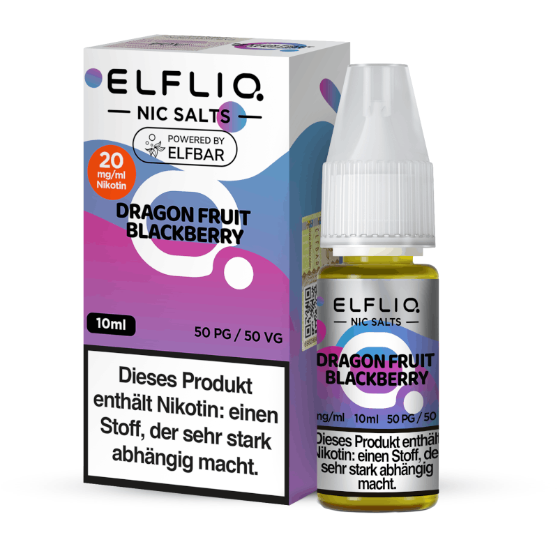 Elfliq Dragon Fruit Blackberry 20 mg Nikotinsalz-Liquid