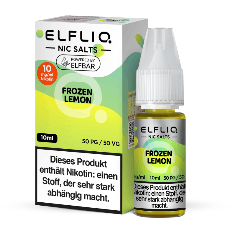 Elfliq Frozen Lemon 10 mg Nikotinsalz-Liquid