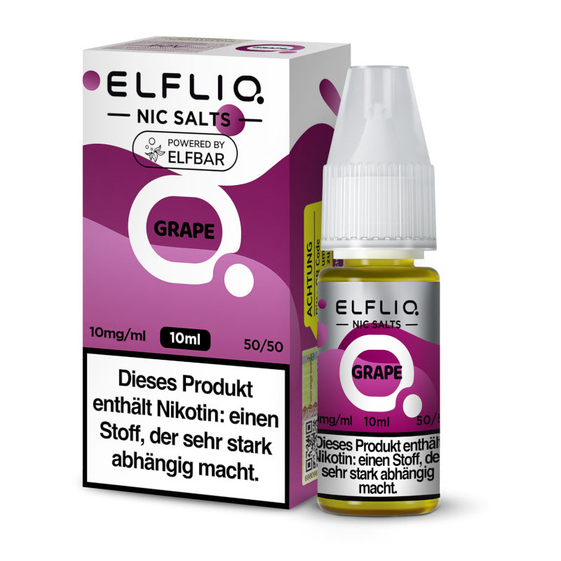 Elfliq Nicsalt Grape 10 mg/ml 10 ml