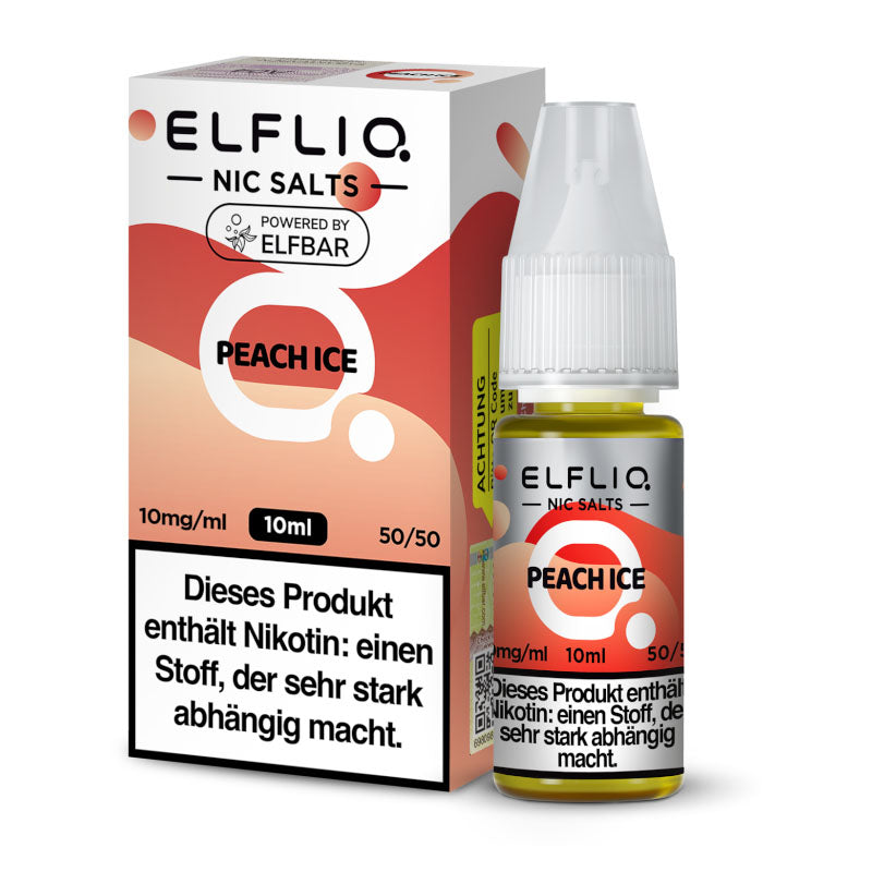 Elfliq Nicsalt Peach Ice 10 mg/ml 10 ml