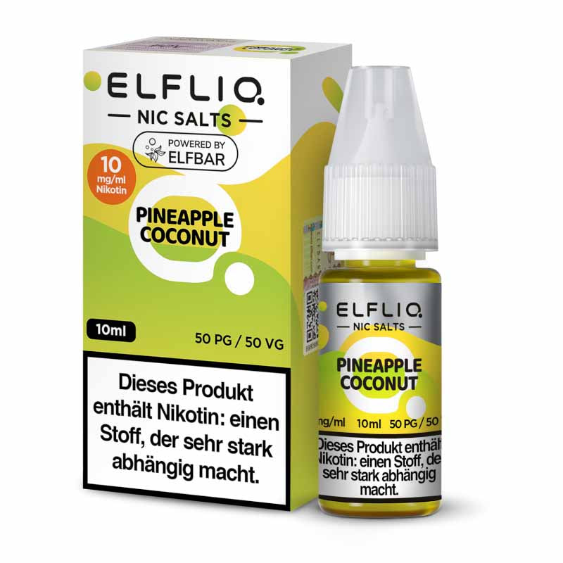 Elfliq Nicsalt Pineapple Coconut 10 mg/ml 10 ml