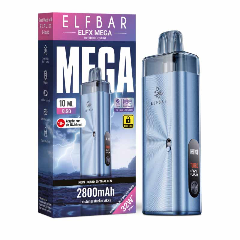 Elfbar Elfex Mega Kit Cyan