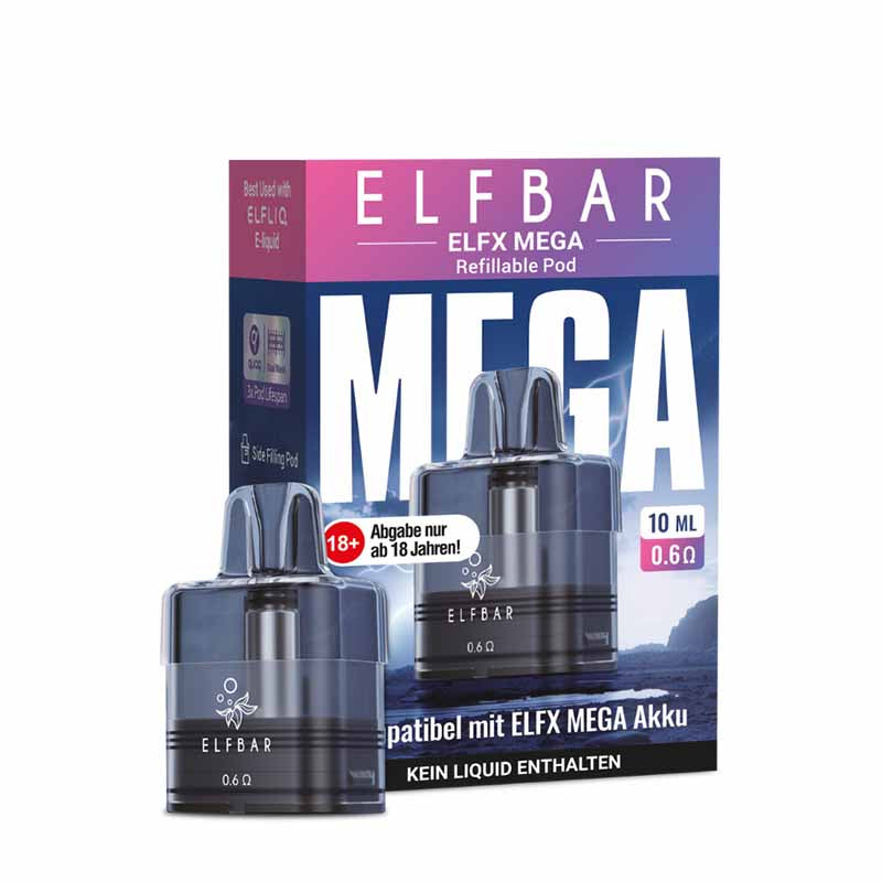 Elfbar Elfex Mega Pod 10 ml  0,6 Ohm