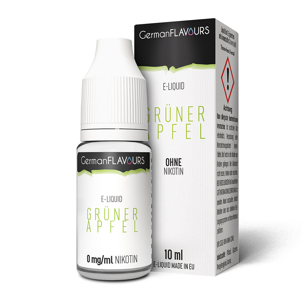 German Flavours Grüner Apfel 0 mg/ml 10 ml
