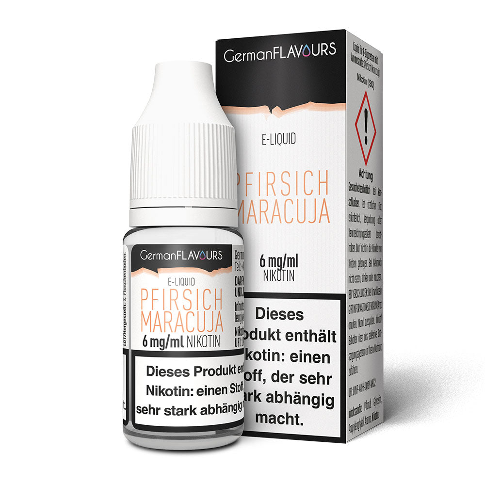 German Flavours Pfirsich Maracuja 6 mg/ml 10 ml