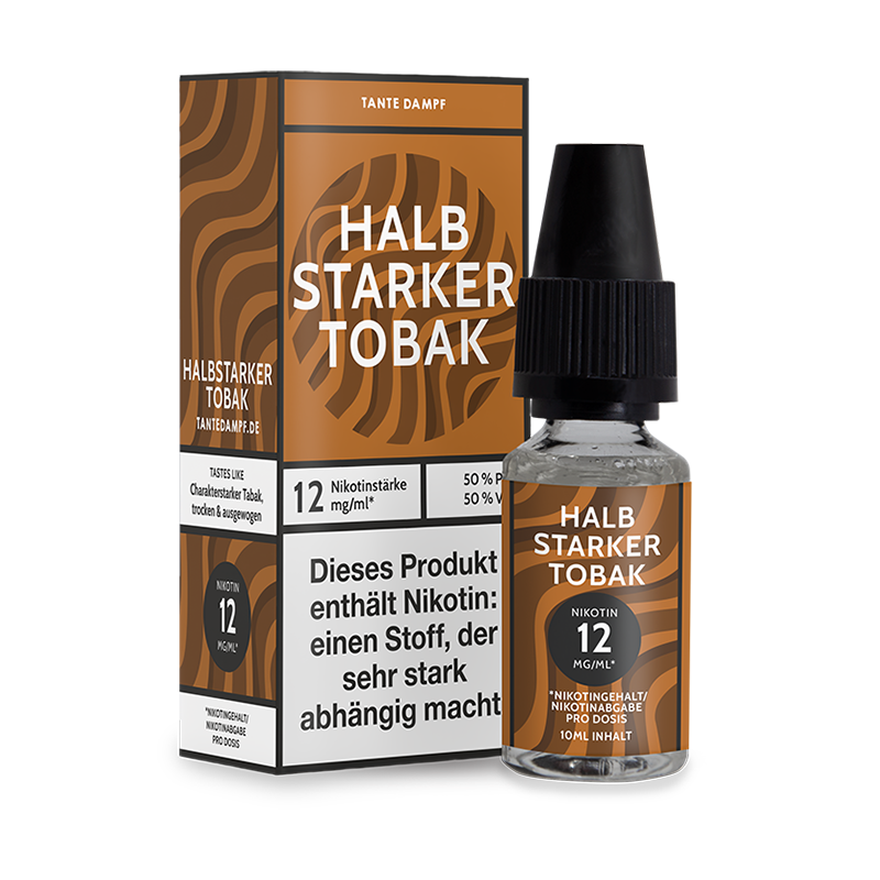 Tante Dampf Halb Starker Tobak 12 mg/ml 10 ml
