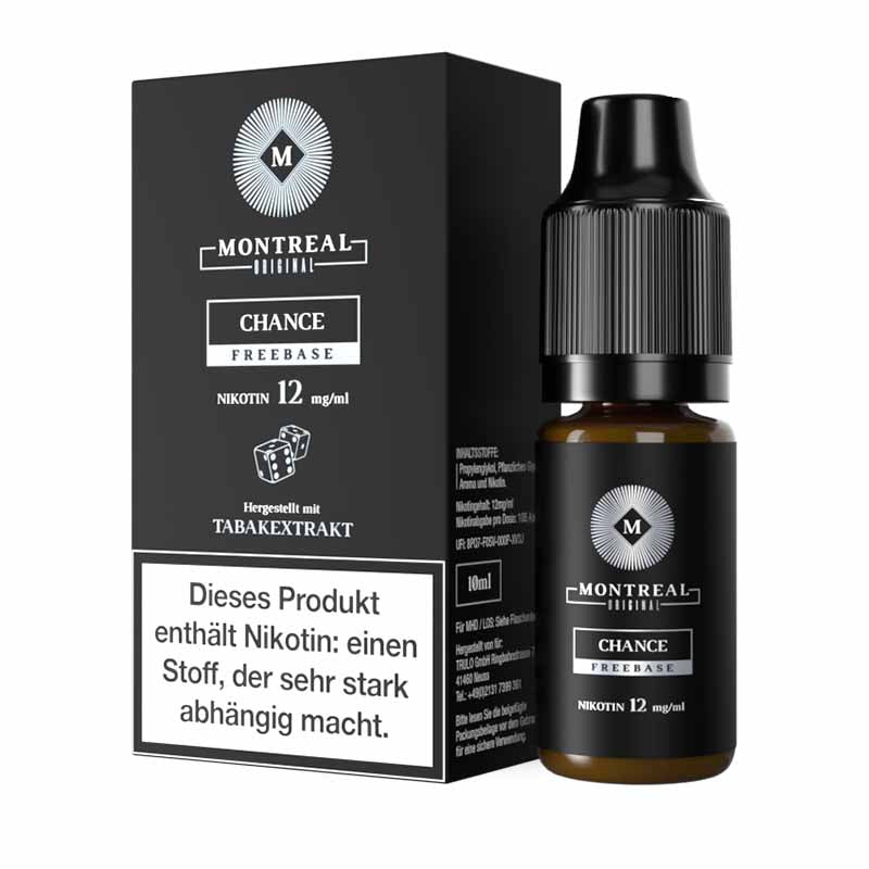 Montreal Original Chance  E Liquid 12 mg/ml 10 ml