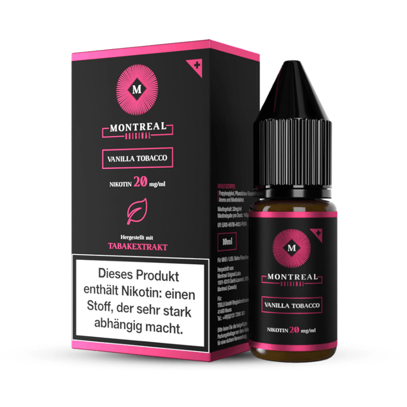 Montreal Original Vanilla Tobacco 20 mg Nikotinsalz-Liquid
