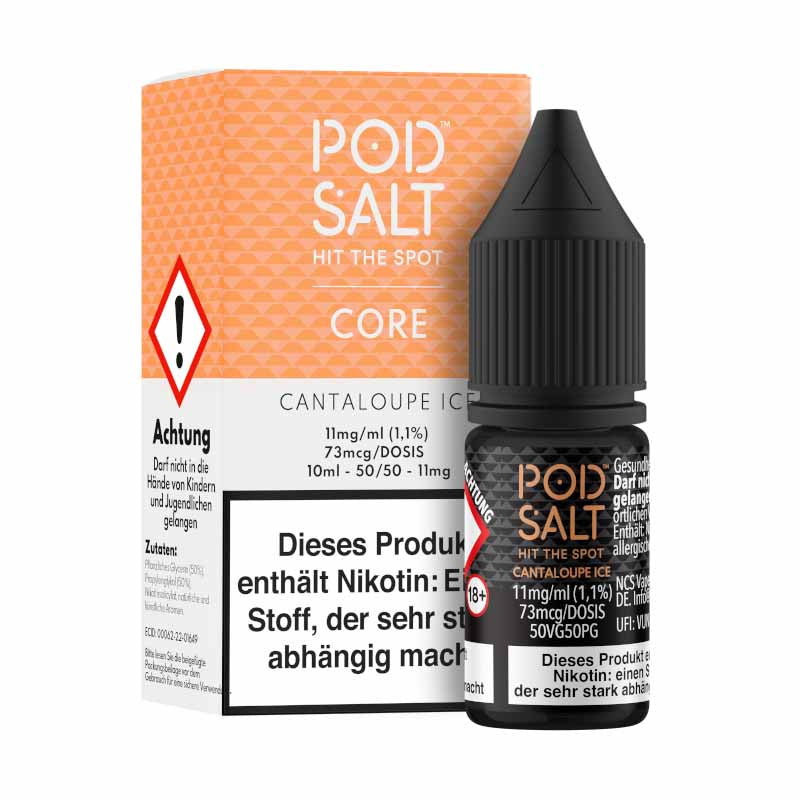 Pod Salt Core Cantaloupe Ice 11 mg/ml 10 ml