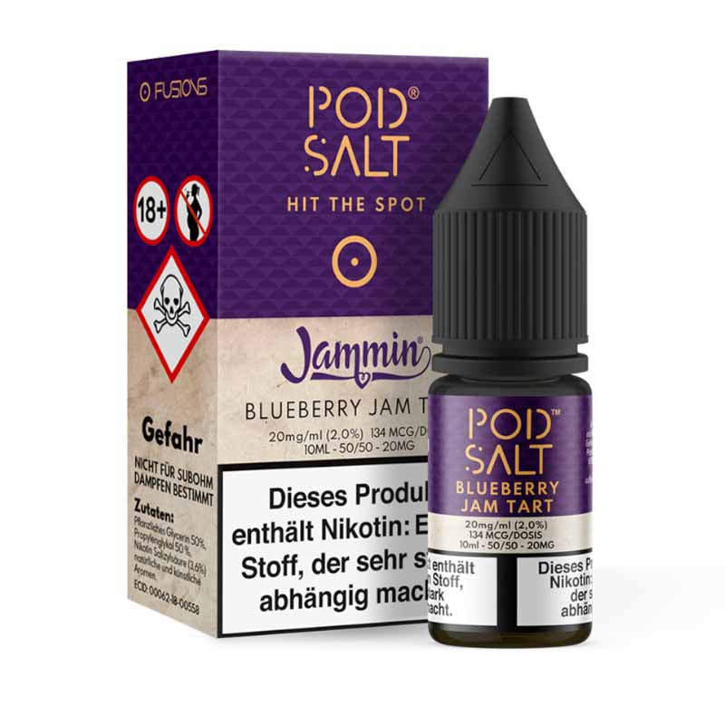 Pod Salt Fusion Blueberry Jam Tart 20 mg/ml 10 ml