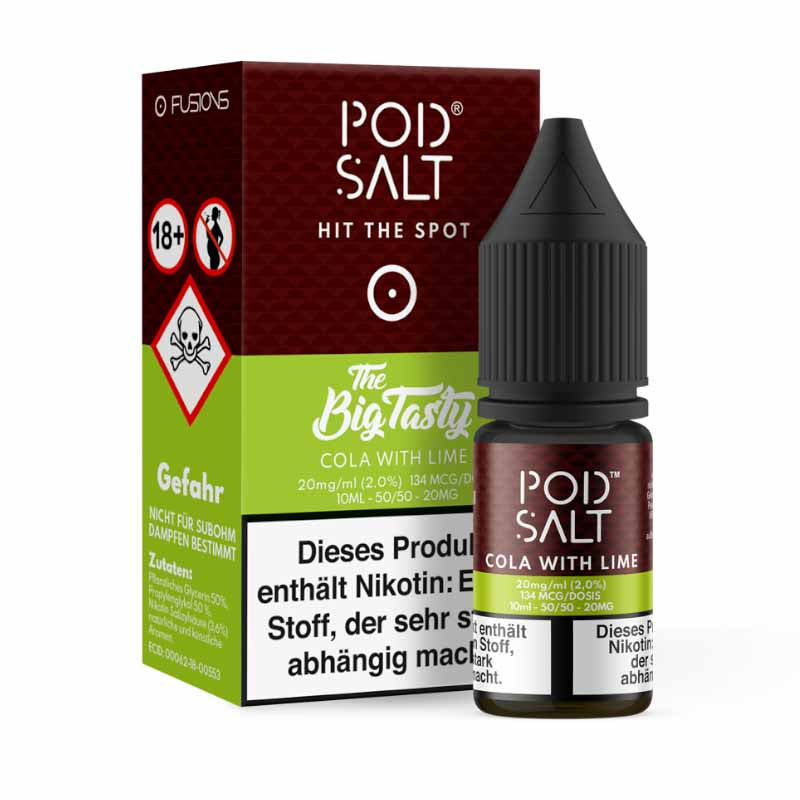 Pod Salt Fusion  Cola with Lime 20 mg/ml 10 ml