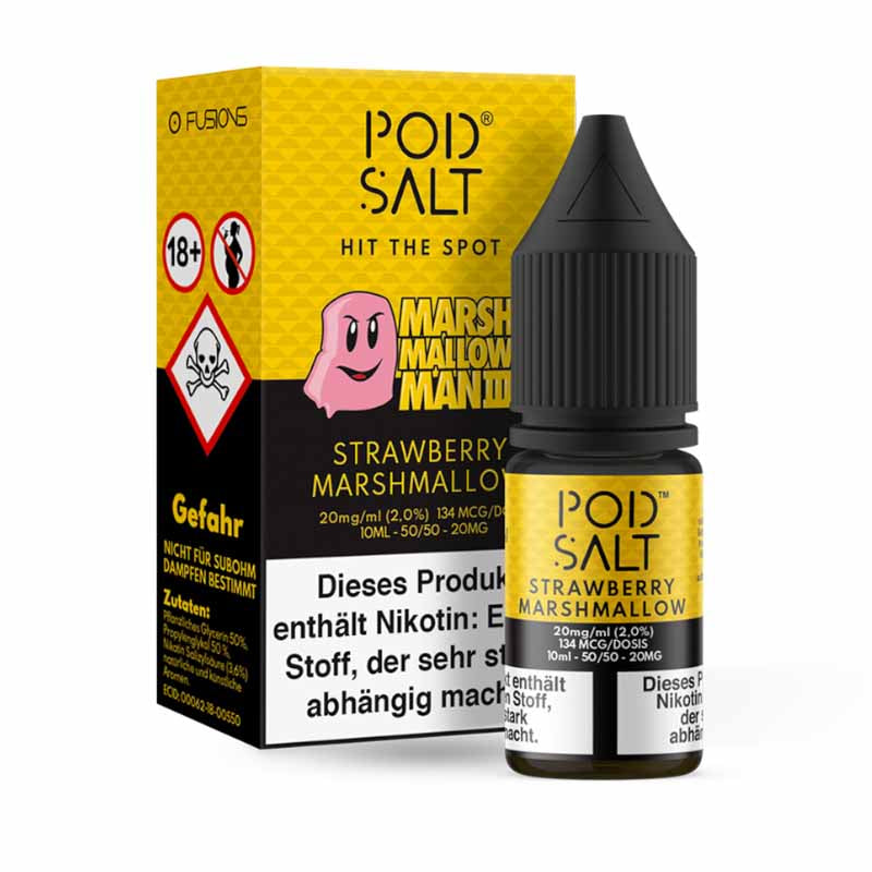 Pod Salt Fusion Strawberry Marshmallow 20 mg/ml 10 ml