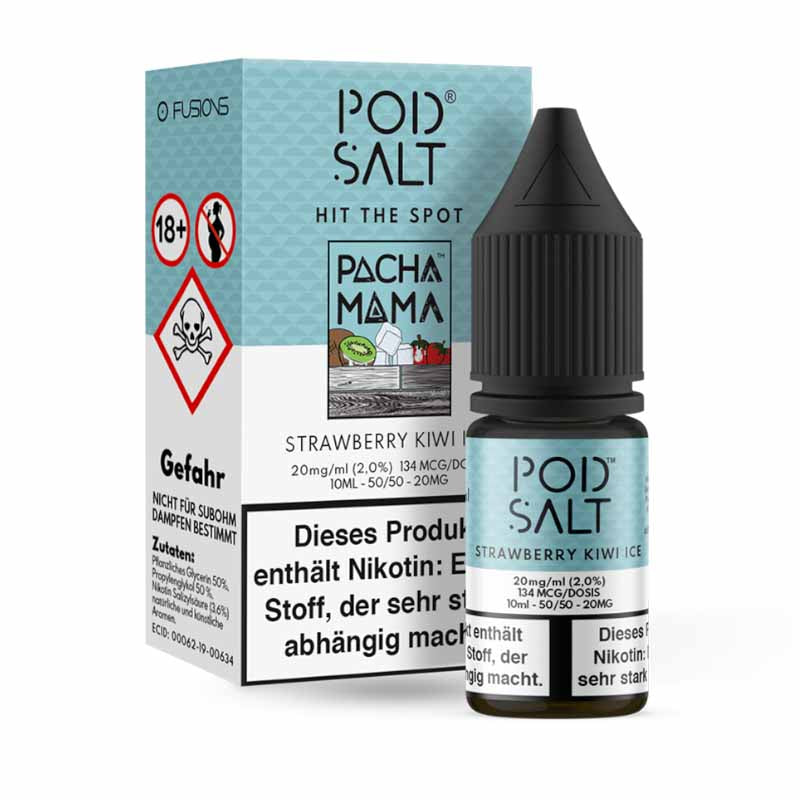 Pod Salt Fusion Strawberry Kiwi Ice 20 mg/ml 10 ml