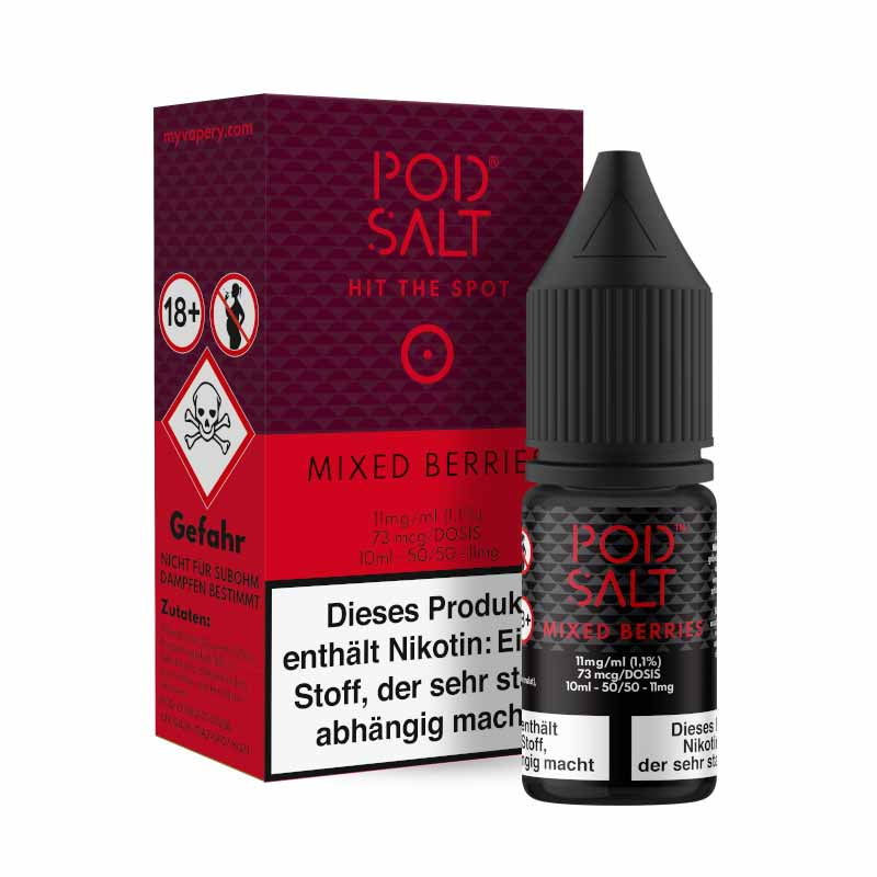 Pod Salt Mixed Berries 11 mg/ml 10 ml