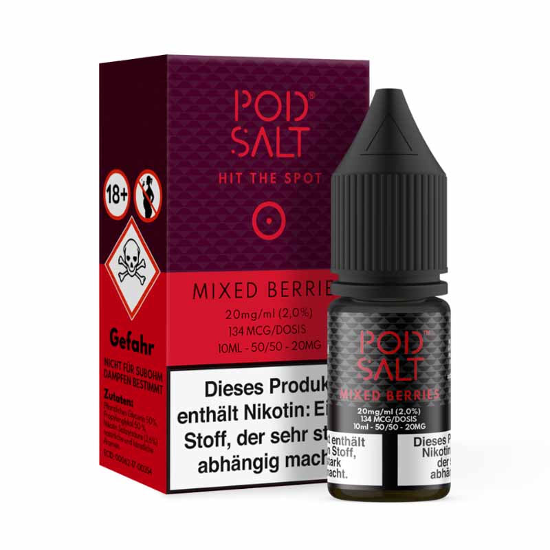 Pod Salt Mixed Berries 20 mg/ml 10 ml