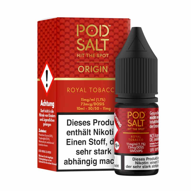 Pod Salt Origin Royal Tobacco 11 mg/ml 10 ml
