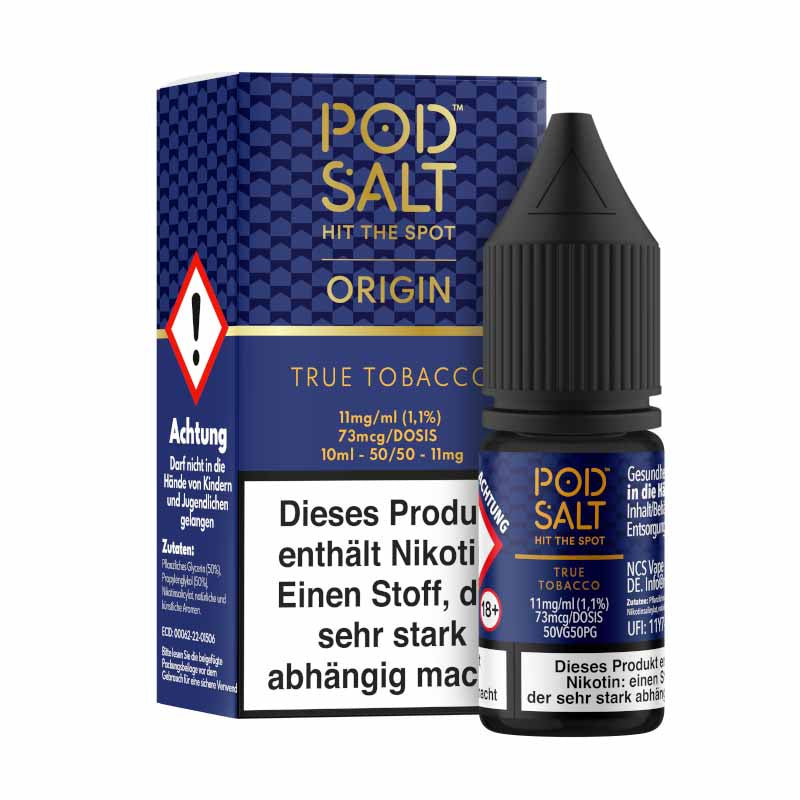 Pod Salt Origin True Tobacco 11 mg/ml 10 ml
