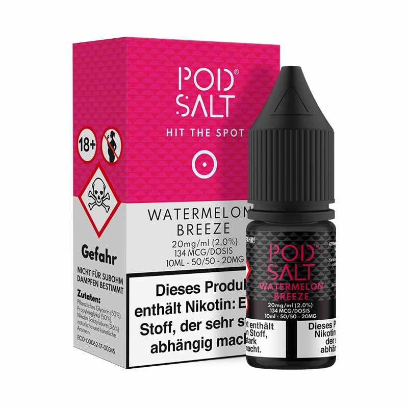 Pod Salt Watermelon Breeze 20 mg/ml 10 ml