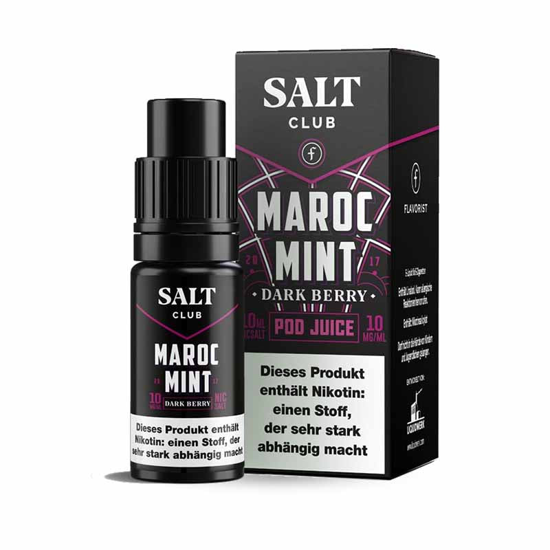 Salt Club Flavorist Marco Mint Dark Berry  Nicsalt 10 mg/ml 10ml