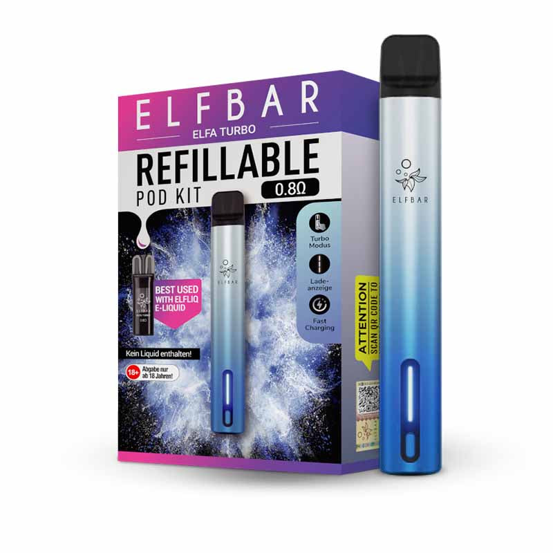 Elfbar Elfa Turbo Kit Aurora Aurora Cyan