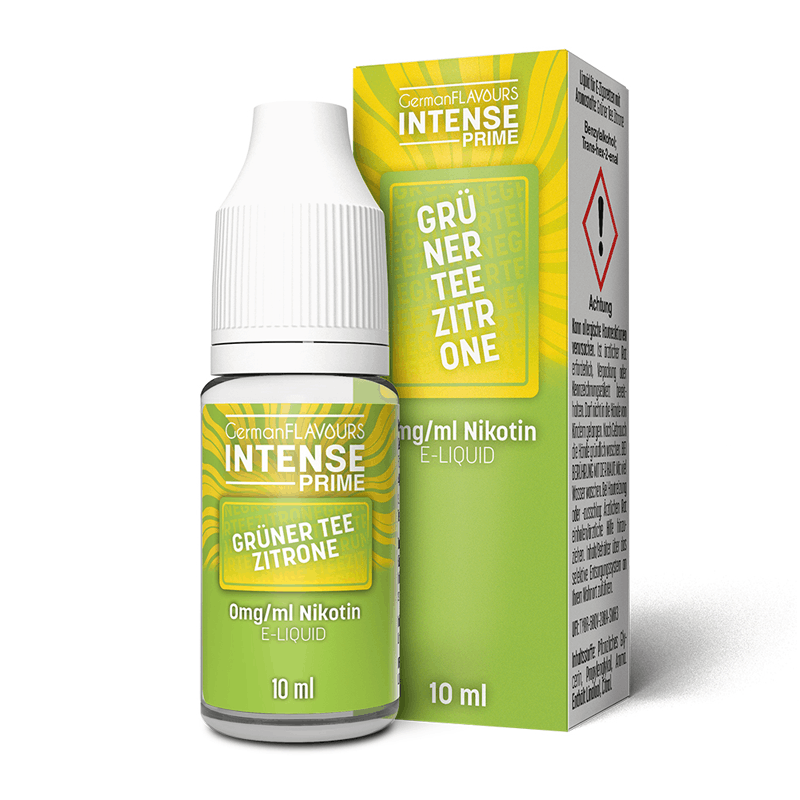 Germanflavours Grüner Tee Zitrone Liquid nikotinfrei