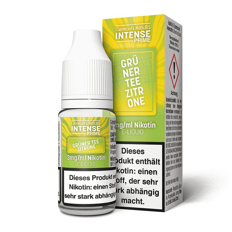 Germanflavours Grüner Tee Zitrone Liquid 3 mg/ml