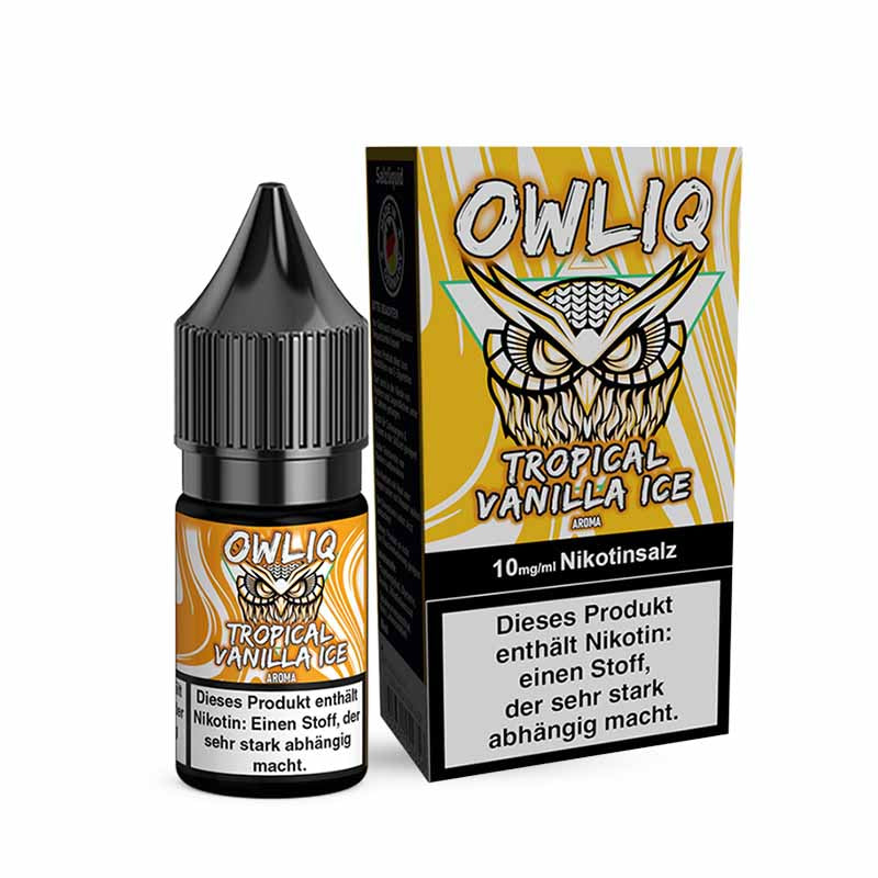 Owliq Nicsalt Tropical Vanilla Ice 10 mg/ml 10 ml