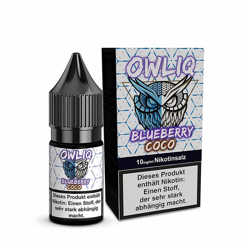 Owliq Nicsalt Bluberry Coco 10 mg/ml 10 ml