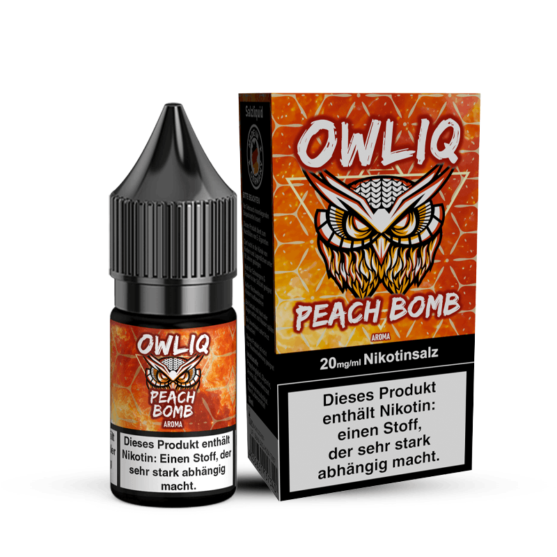 Owliq Peach Bomb Nikotinsalz-Liquid
