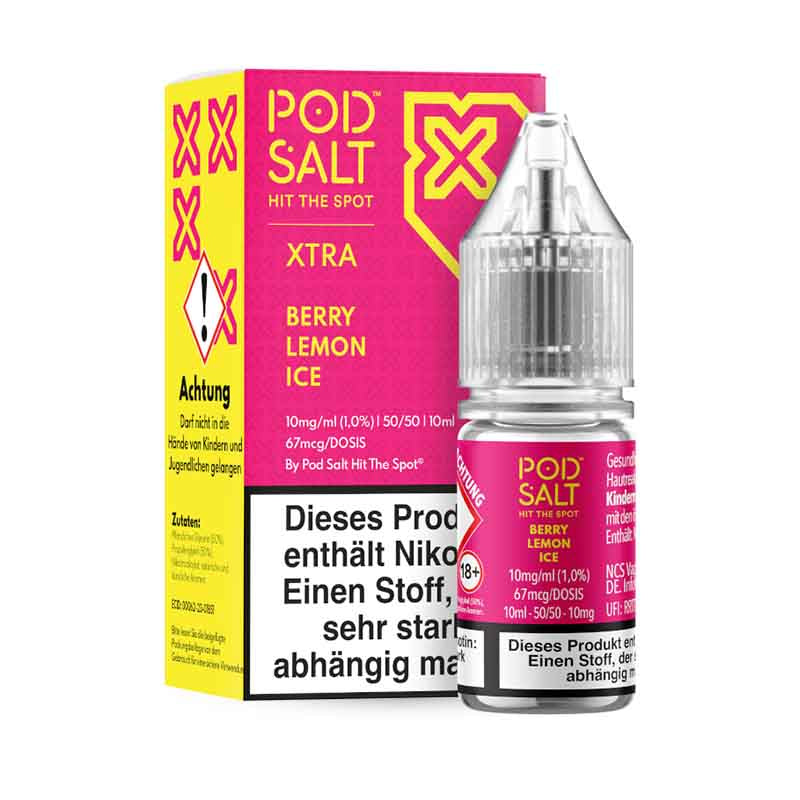Pod Salt X Berry Lemon Ice 10 mg/ml 10 ml