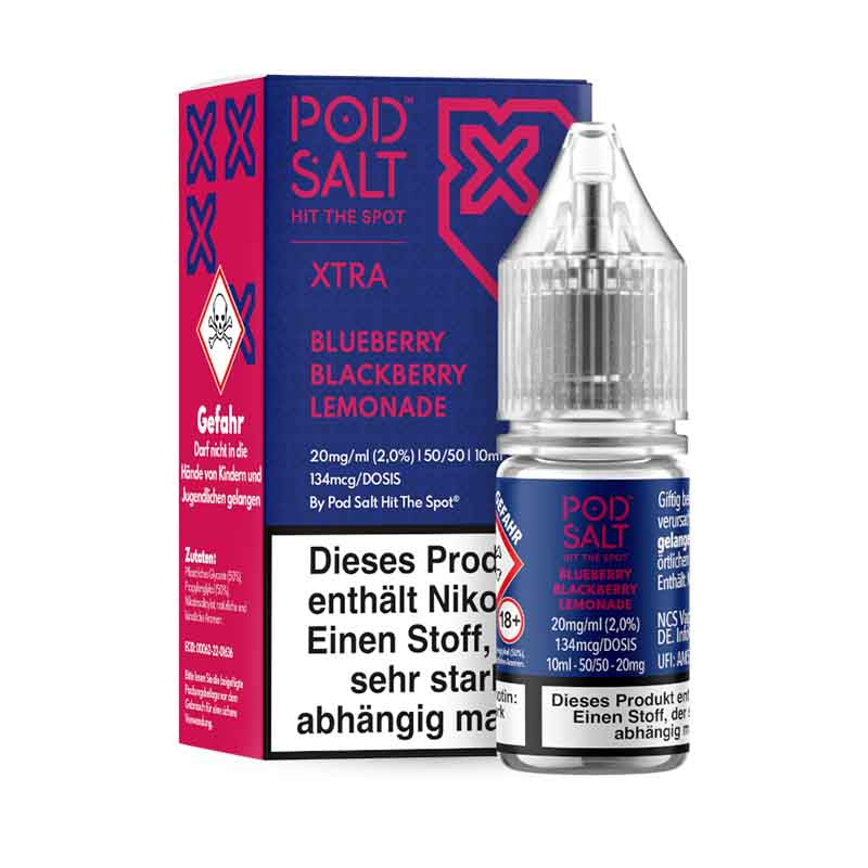 Pod Salt X Blueberry Blackberry Lemonade 10 mg/ml 20 ml