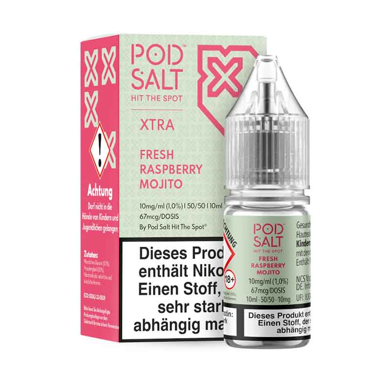 Pod Salt X Fresh Raspberry Mojito 10 mg/ml 10 ml