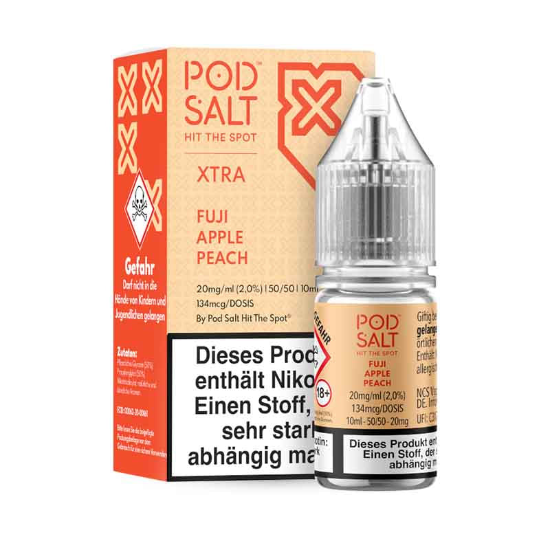 Pod Salt X Fuji Apple Peach 20 mg/ml 10 ml