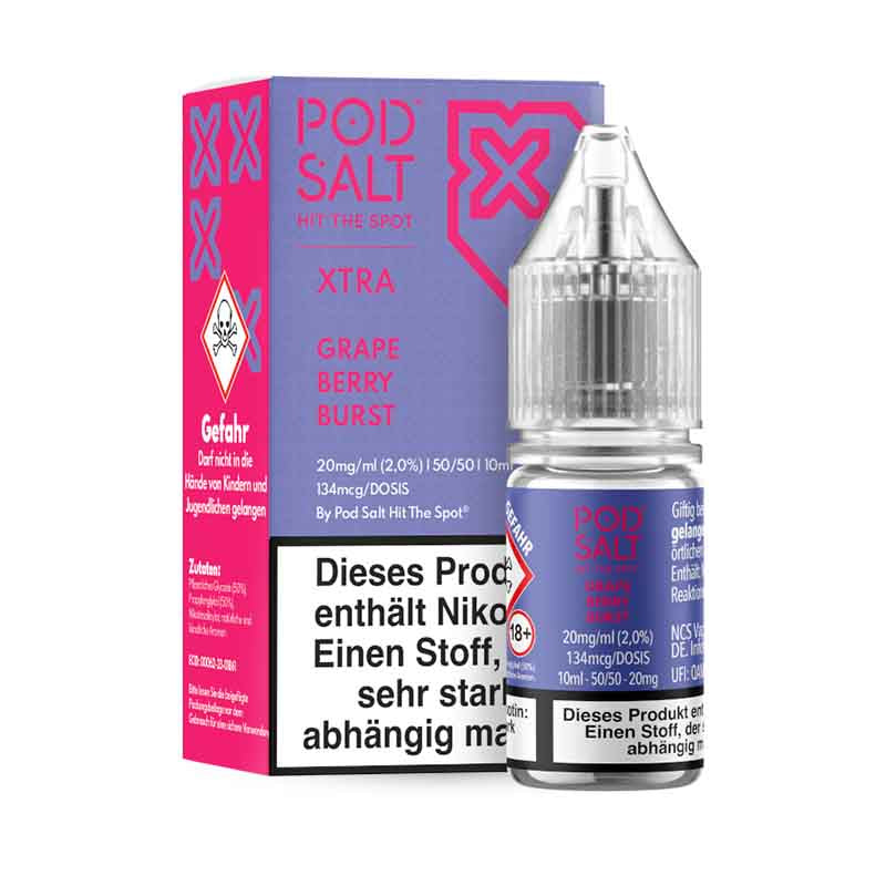 Pod Salt X Grape Berry Burst 20 mg/ml 10 ml