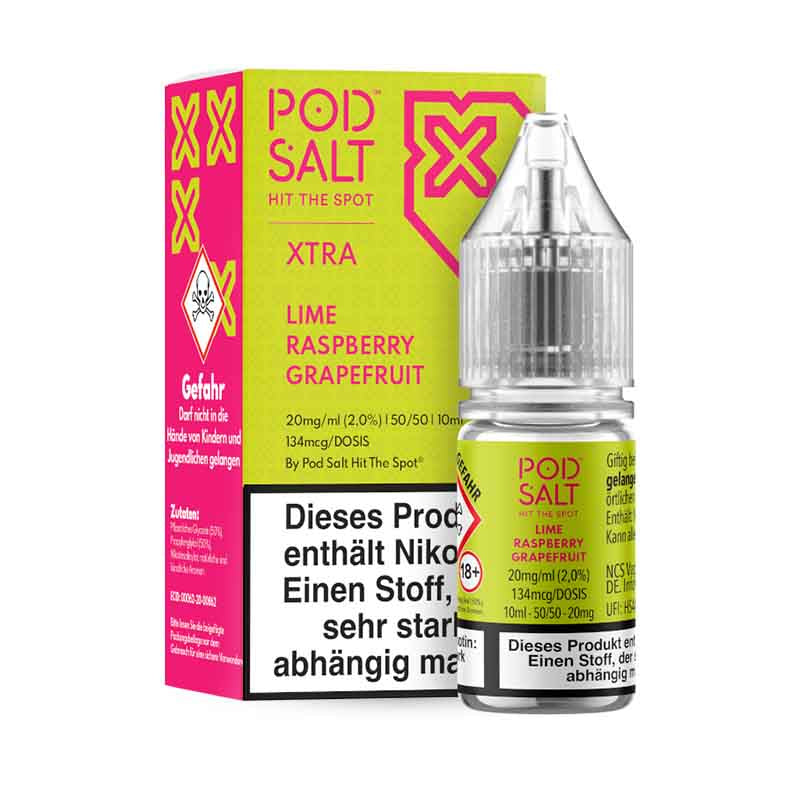 Pod Salt X Lime Raspberry Grapefruit 20 mg/ml 10 ml