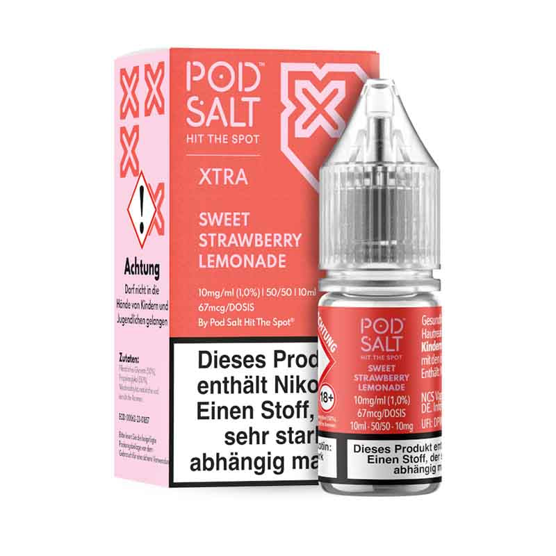 Pod Salt X Sweet Strawberry Lemonade 10 mg/ml 10 ml