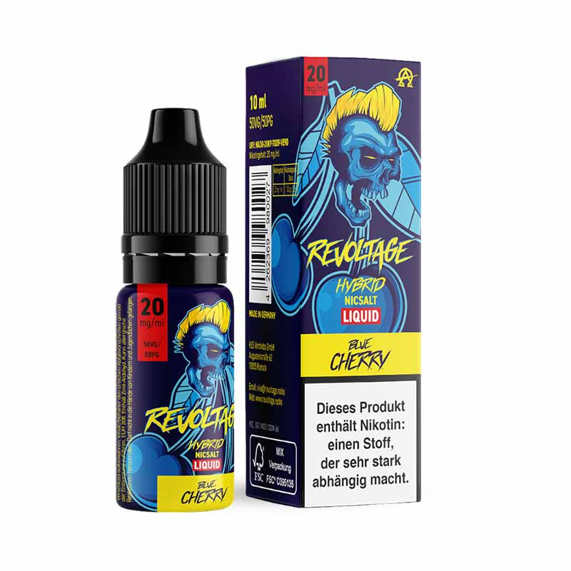Revoltage Liquid Blue Cherry 20 mg/ml 10 ml