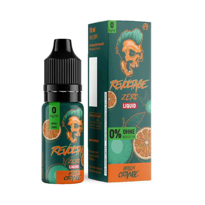 Revoltage Liquid Green Orange 0 mg/ml 10 ml