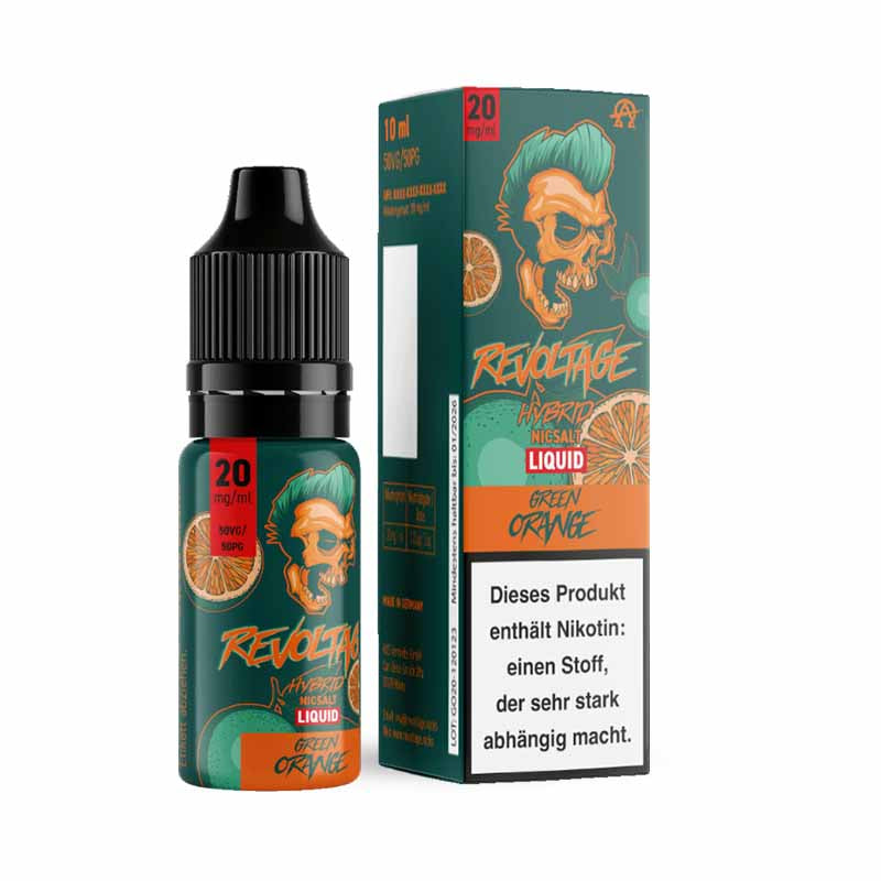 Revoltage Liquid Green Orange 20 mg/ml 10 ml