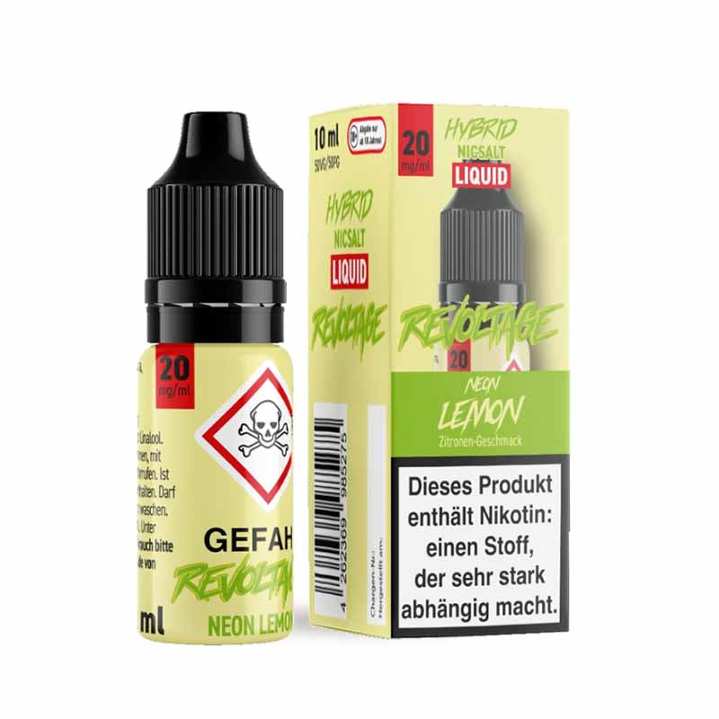 Revoltage Liquid Neon Lemon 20 mg/ml 10 ml