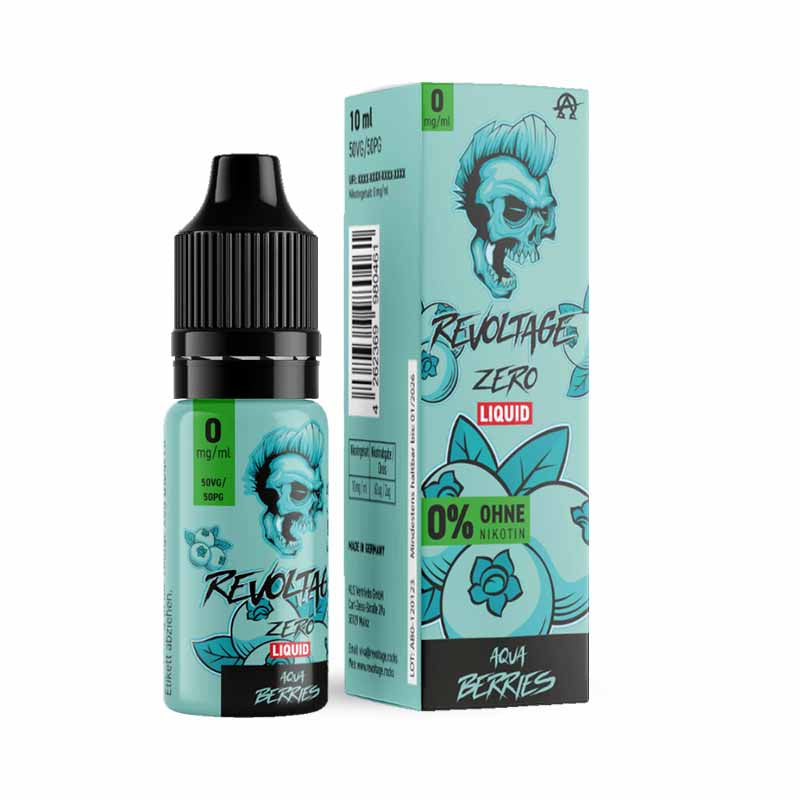 Revoltage Liquid Aqua Berries 0 mg/ml 10 ml