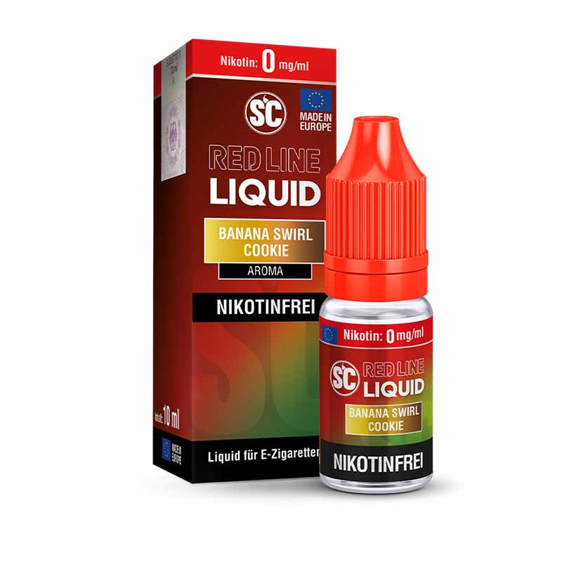 SC Red Line Banana Swirl Cookies 0 mg/ml 10 ml